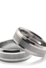 Classic Tungsten Ring 8mm