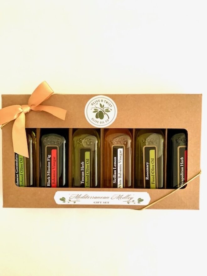 Salad Set Gift Box, Meyer Lemon Olive Oil + Fig BV