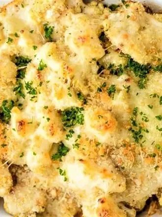 Recipe:  Truffled Cauliflower Gratin Recipe:  Truffled Cauliflower Gratin