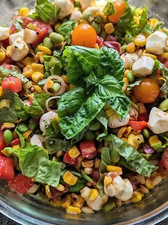 Recipe: Roasted Sweet Corn & Tomato Salad