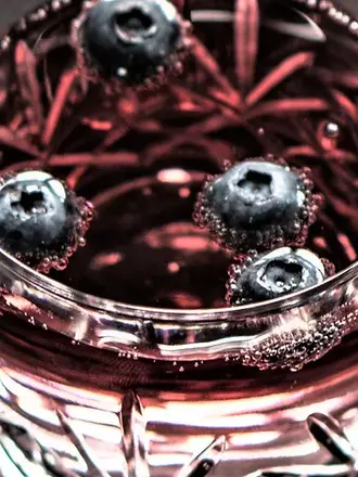 Recipe: Blueberry Lemon-Thyme Sparkling Shrub