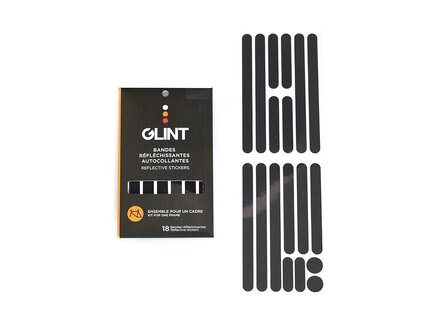 GLINT GLINT Bandes reflechissantes autocollantes, cadre Noir GLINT GLINT Bandes reflechissantes autocollantes, cadre Noir