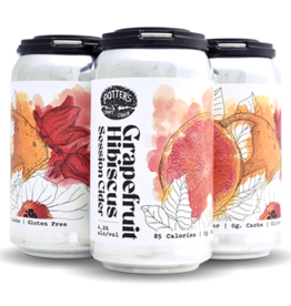 Potter's Craft Cider Potter's Grapefruit Hibiscus Session can 12oz 6P