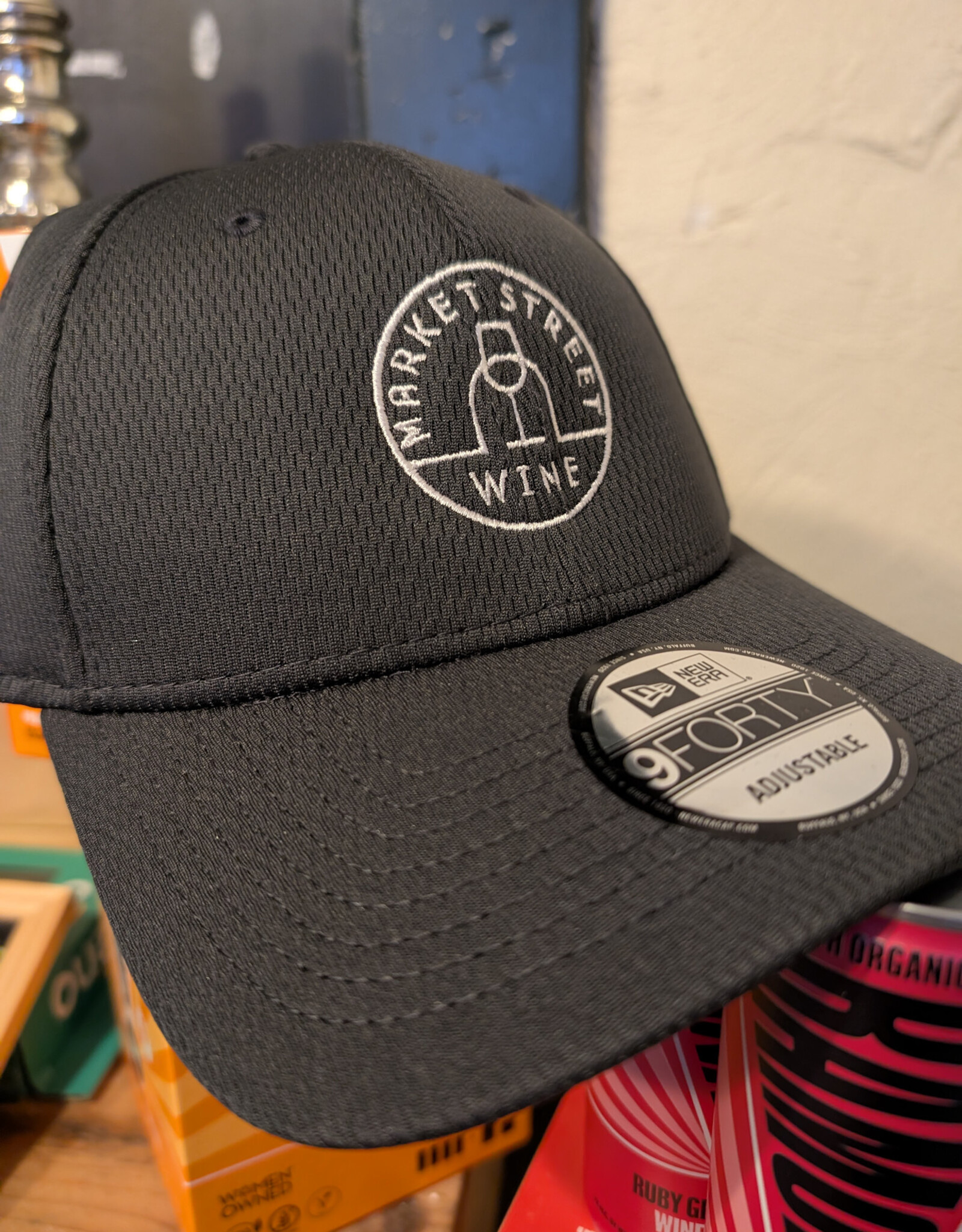 Market Street Wine Baseball Cap - HAT SHIPS FREE