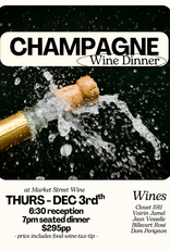 12/3 - Champagne Wine Dinner
