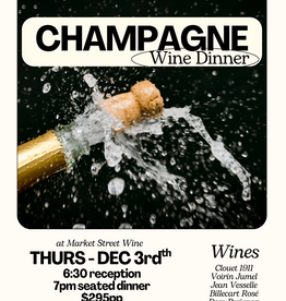 12/3 - Champagne Wine Dinner