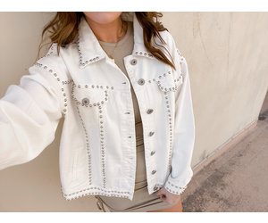 silver wishes denim jacket