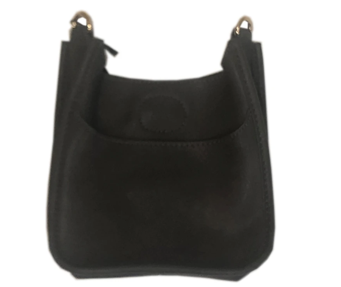 Large Vegan Messenger Bag w/ Gold Hardware Bags/Totes Women’s