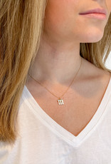 Old English Lower Case Initial Necklace