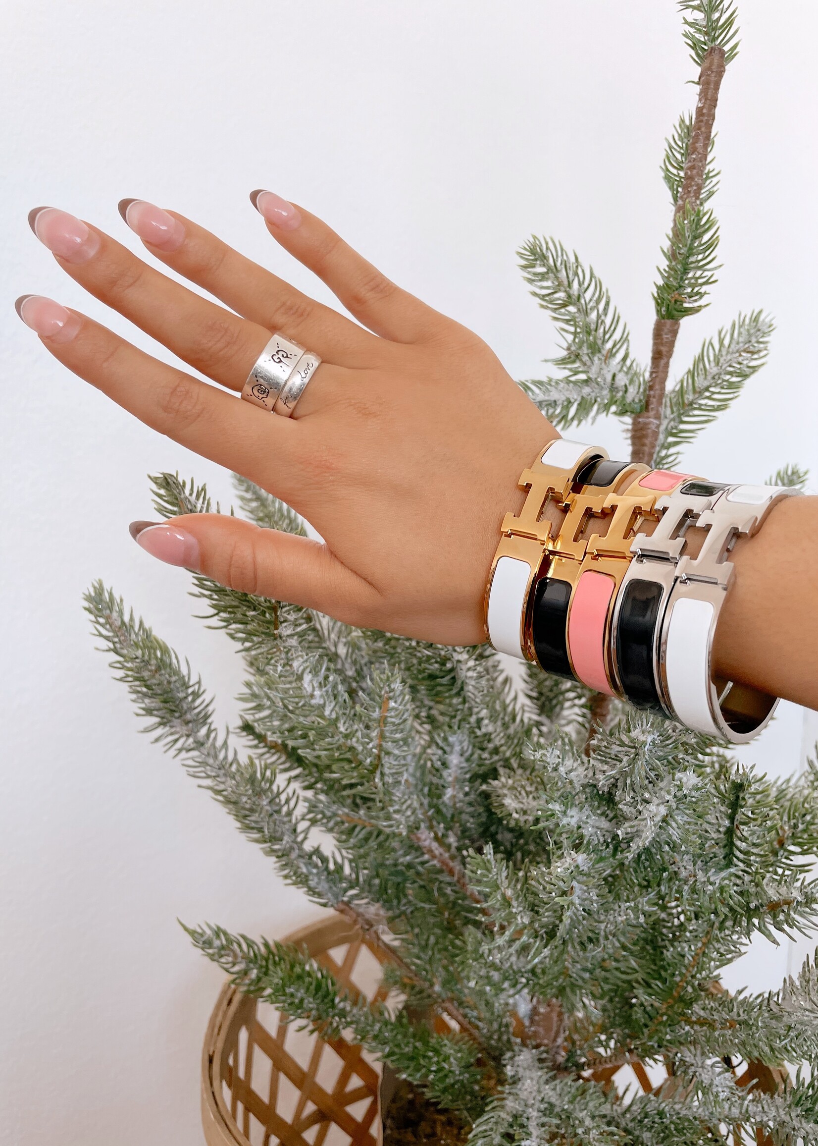 Designer Inspired "H" Bangle