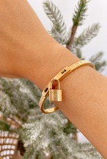 Designer Inspired "LV" Bangle