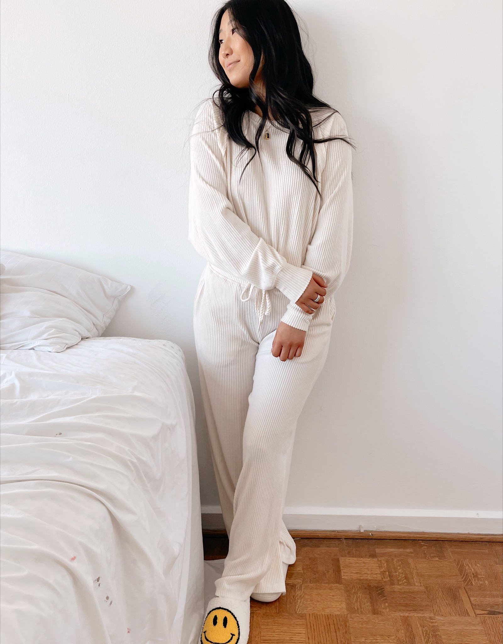 Marney Ribbed Knit Lounge Pants - Women 