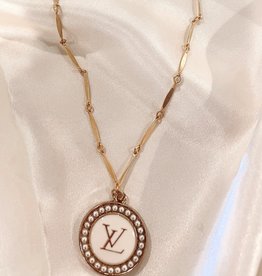 Vintage Button Necklace