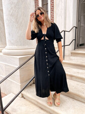free people cross my heart maxi dress Cross My Heart Cutout Maxi Dress (Women)