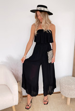 Lucca Strapless Ruffled Jumpsuit