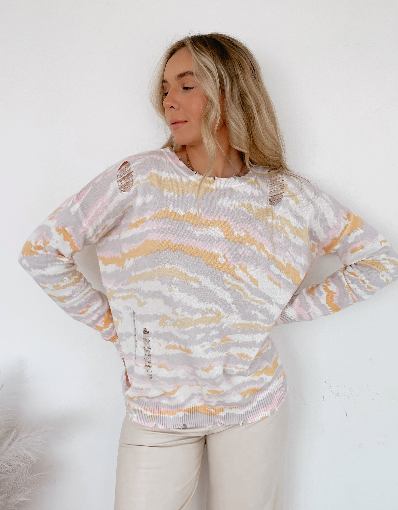 Angelique Animal Print Sweater