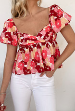 Marisole Floral Baby Doll Top