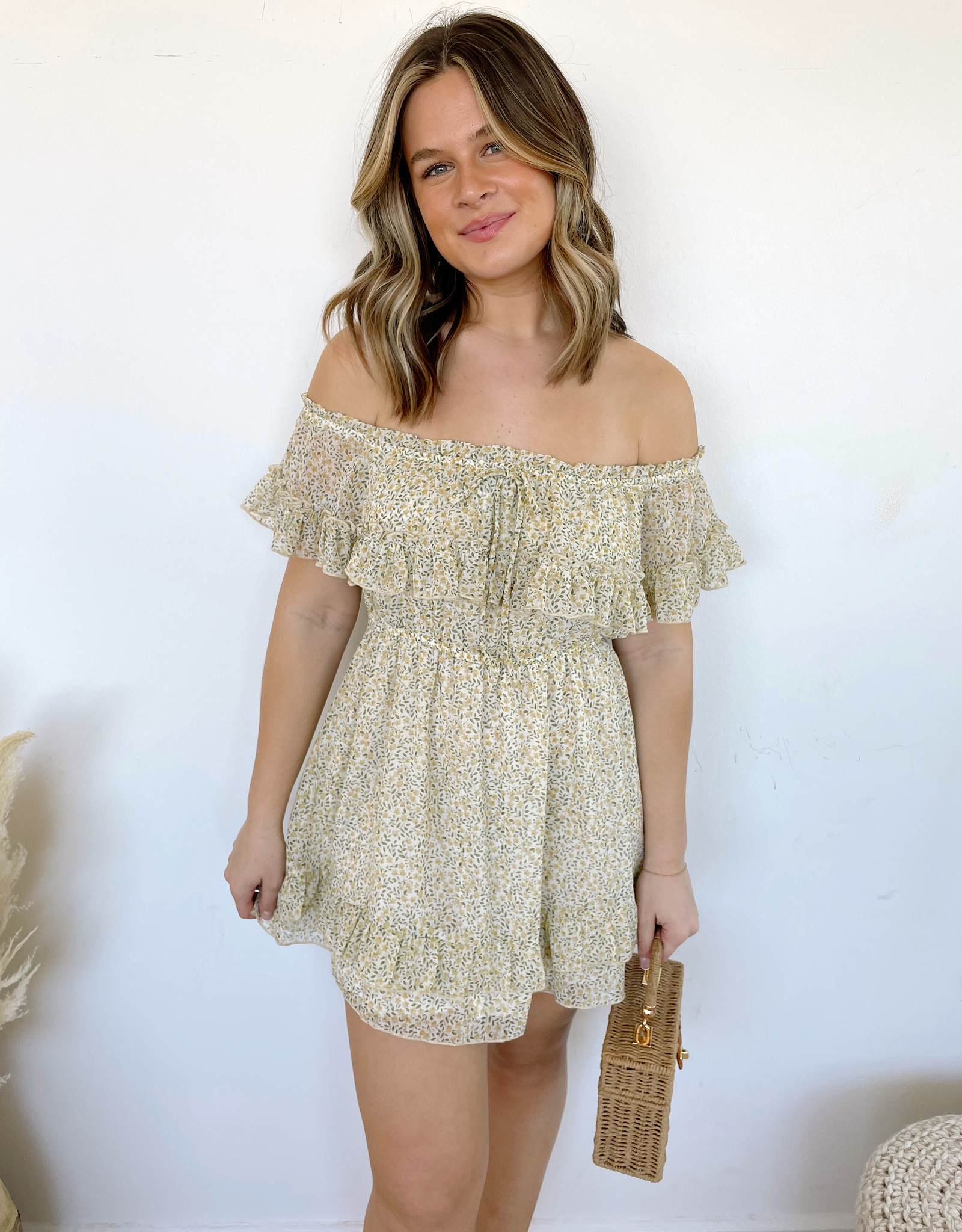 Lydia Off The Shoulder Mini Dress