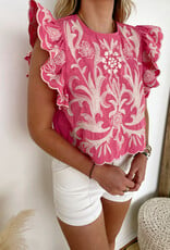 Aneira Embroidered Top