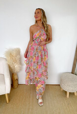 Brigitte Floral Tiered Maxi Dress