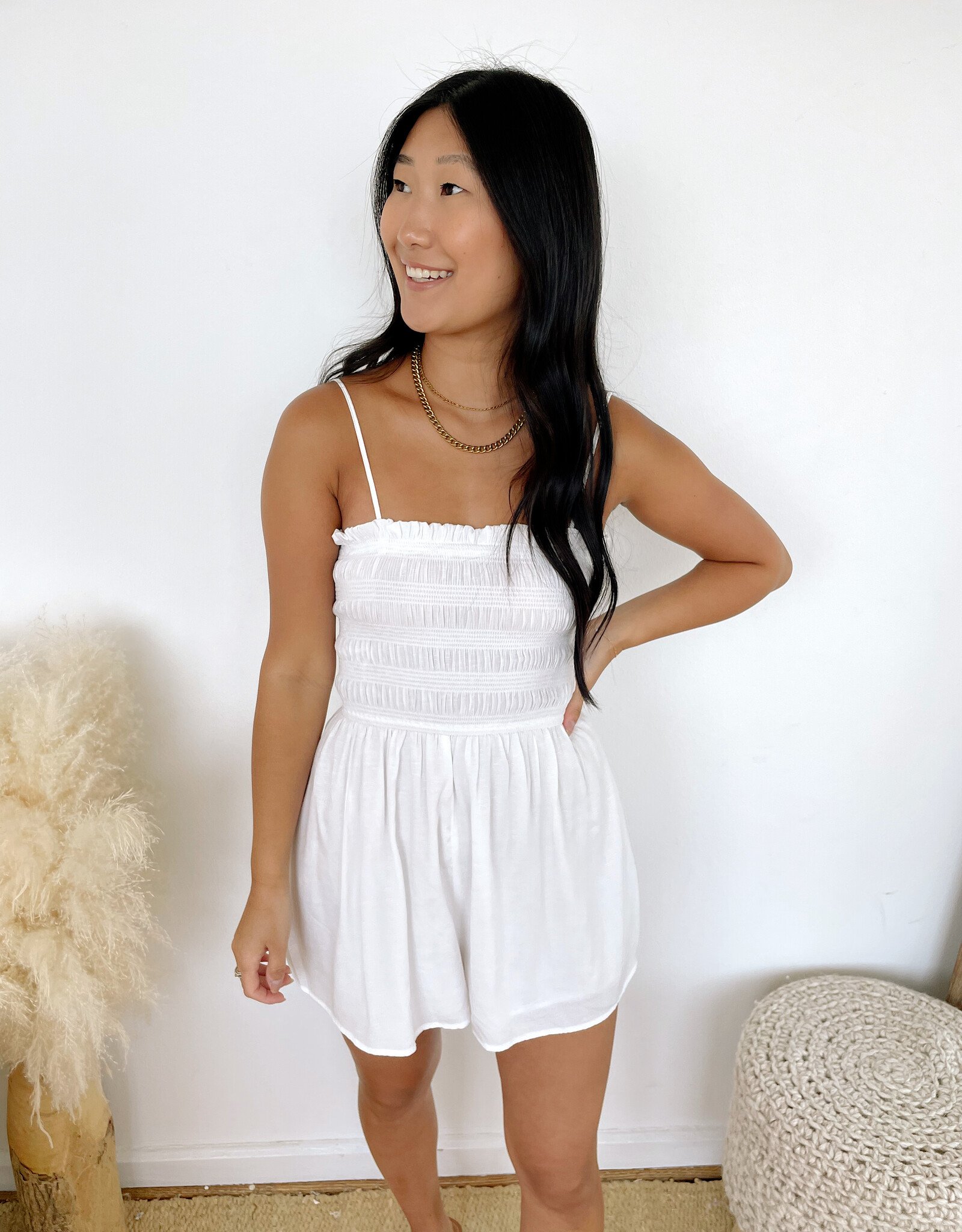 Peterson Smocked Romper