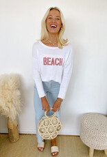 Beach Graphic Crew Sweater