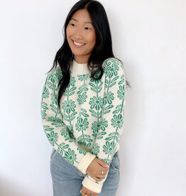 Leona Floral Knit Sweater