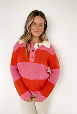 Everleigh Rugby Stripe Sweater