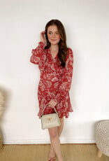 Bellamy Paisley Wrap Mini Dress