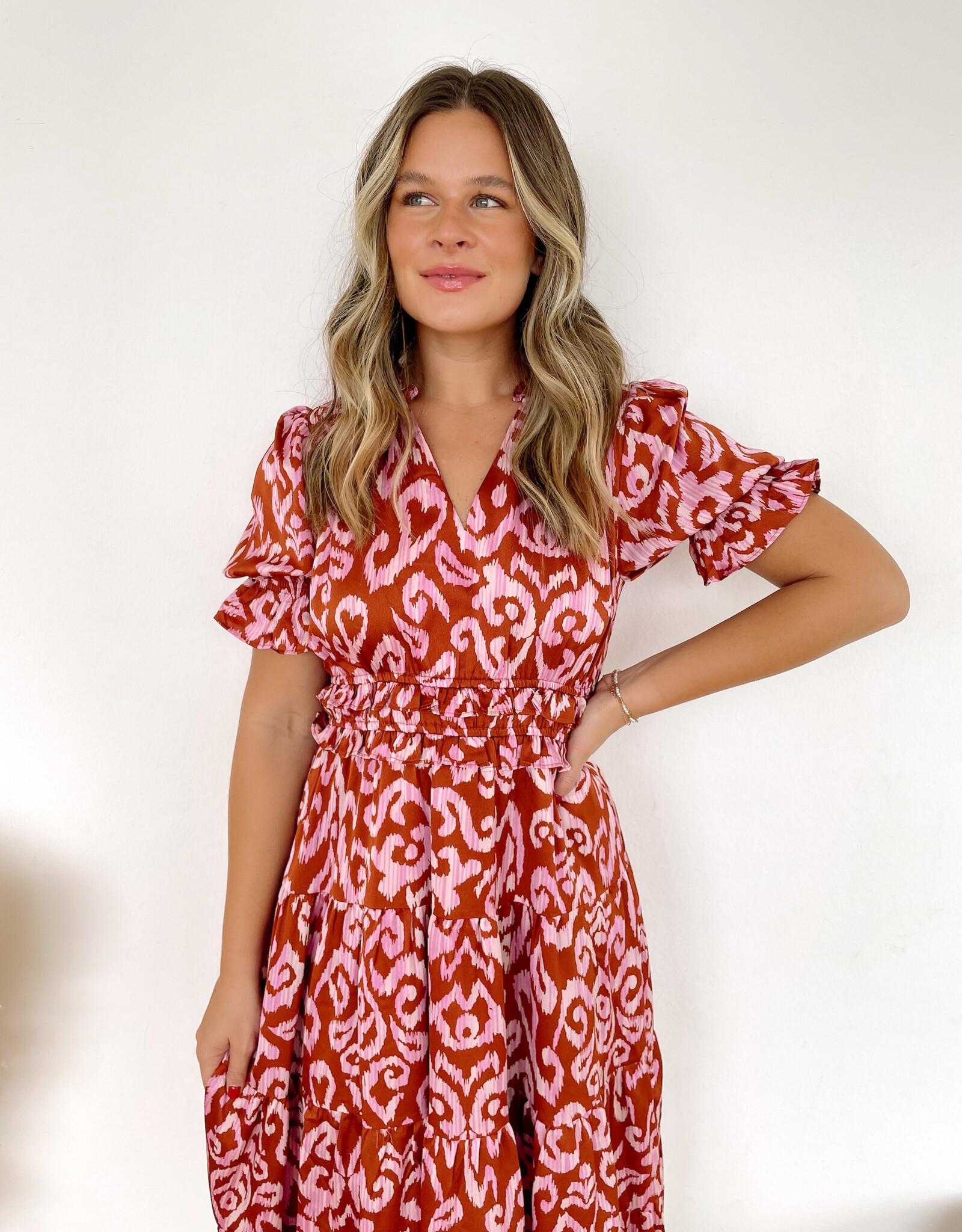 Orla Printed Tiered Maxi Dress