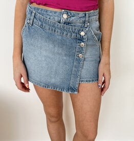 Free People Wynne Denim Skirt