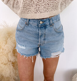 Free People Now Or Never Denim Short