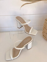 Chicago Double Strap Block Heels