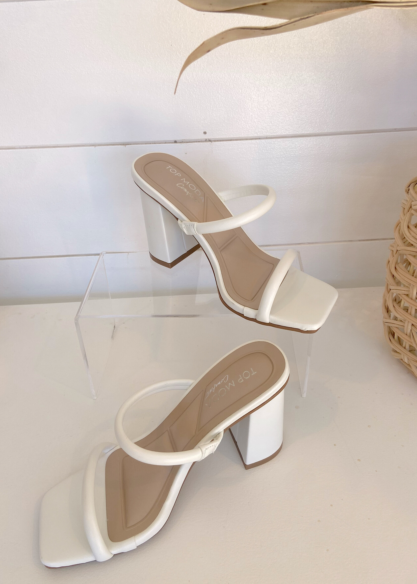 Chicago Double Strap Block Heels