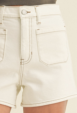 Arwen Patch Pocket Denim Shorts