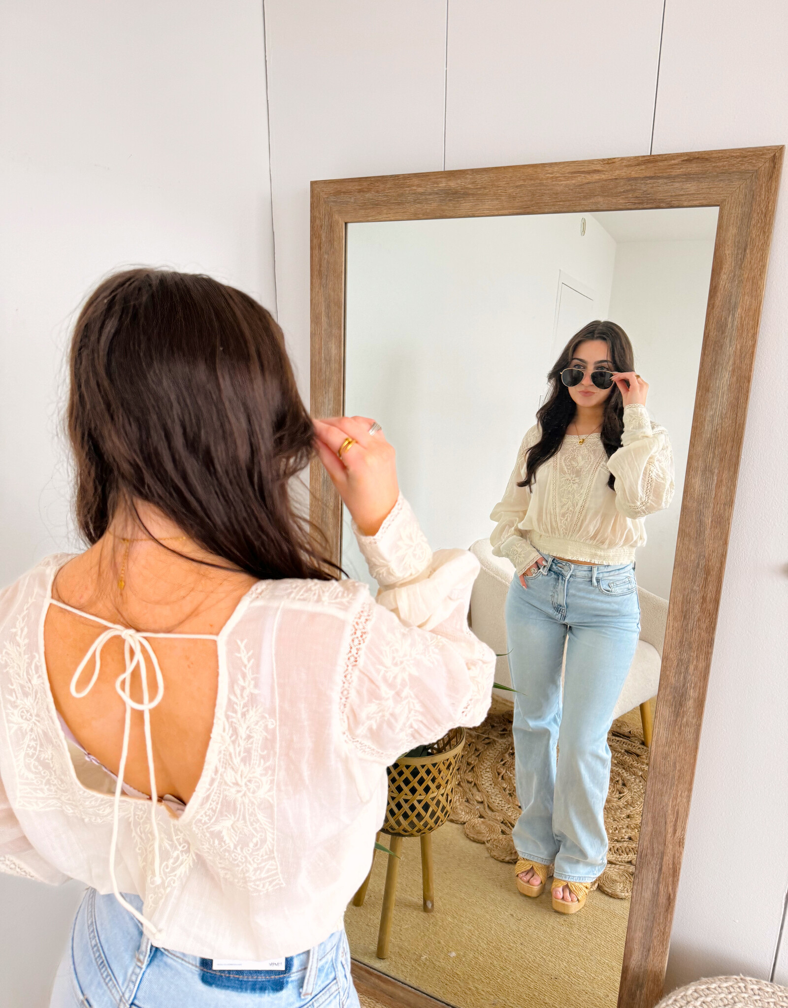 Free People Lucky Me Lace Up