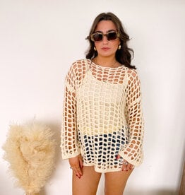 Luisa Crochet Tunic Top