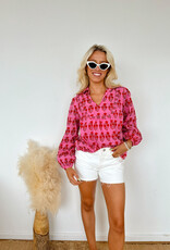 Emmitt Long Sleeve Print Top