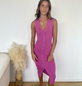 Ellora V-Neck Knit Dress