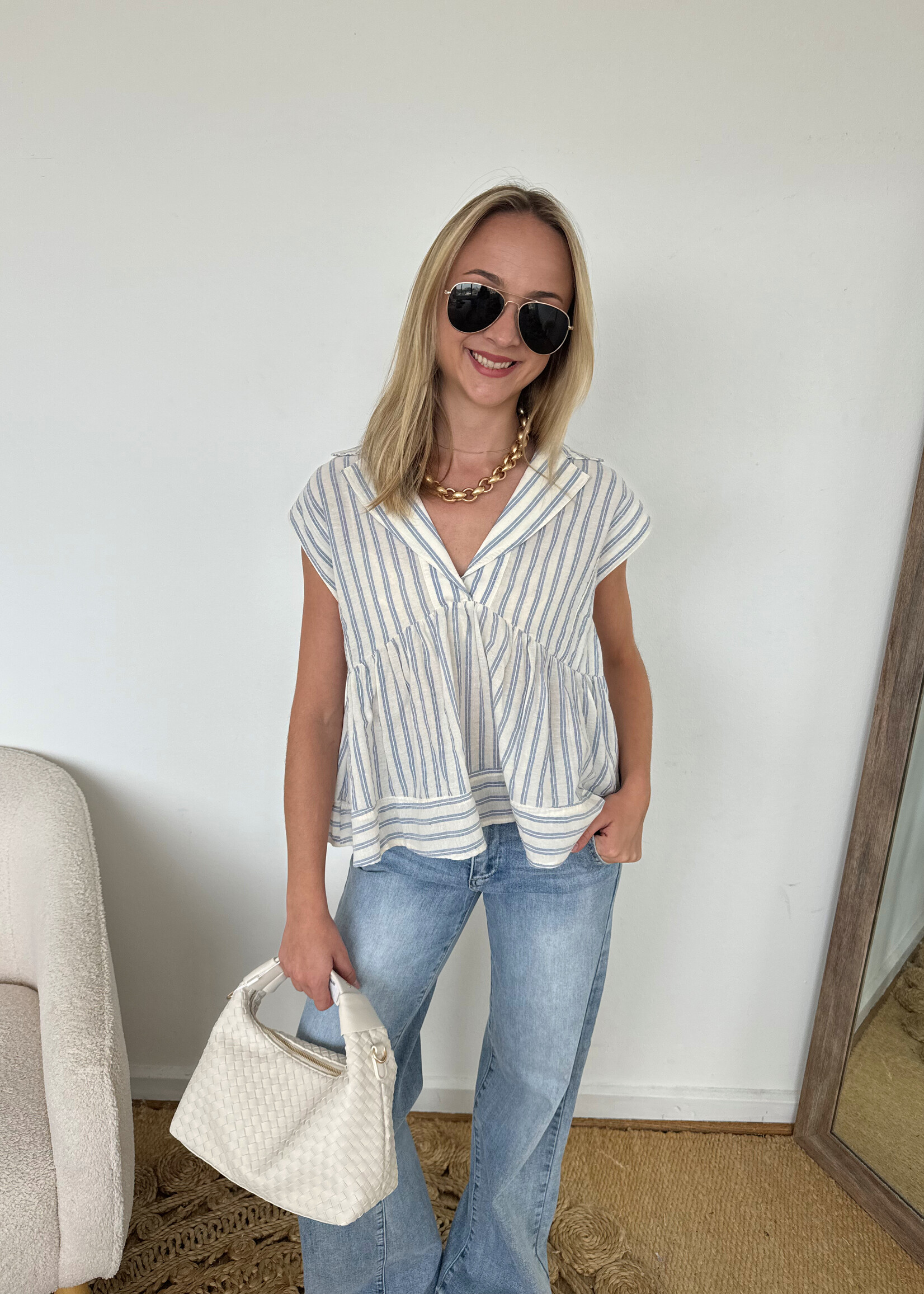 Lara Short Sleeve Blouse