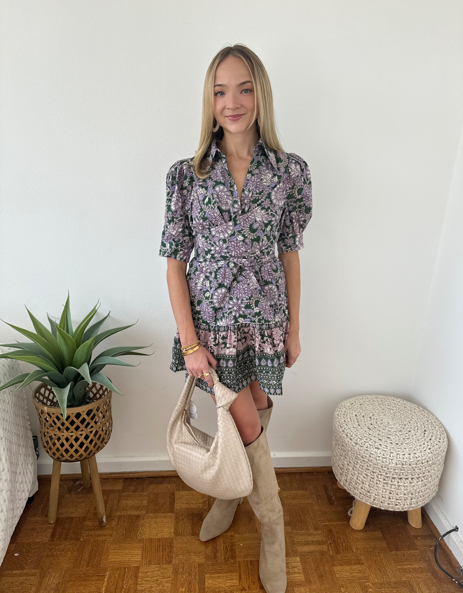 Finley Surplice Print Top Finley Surplice Print Top