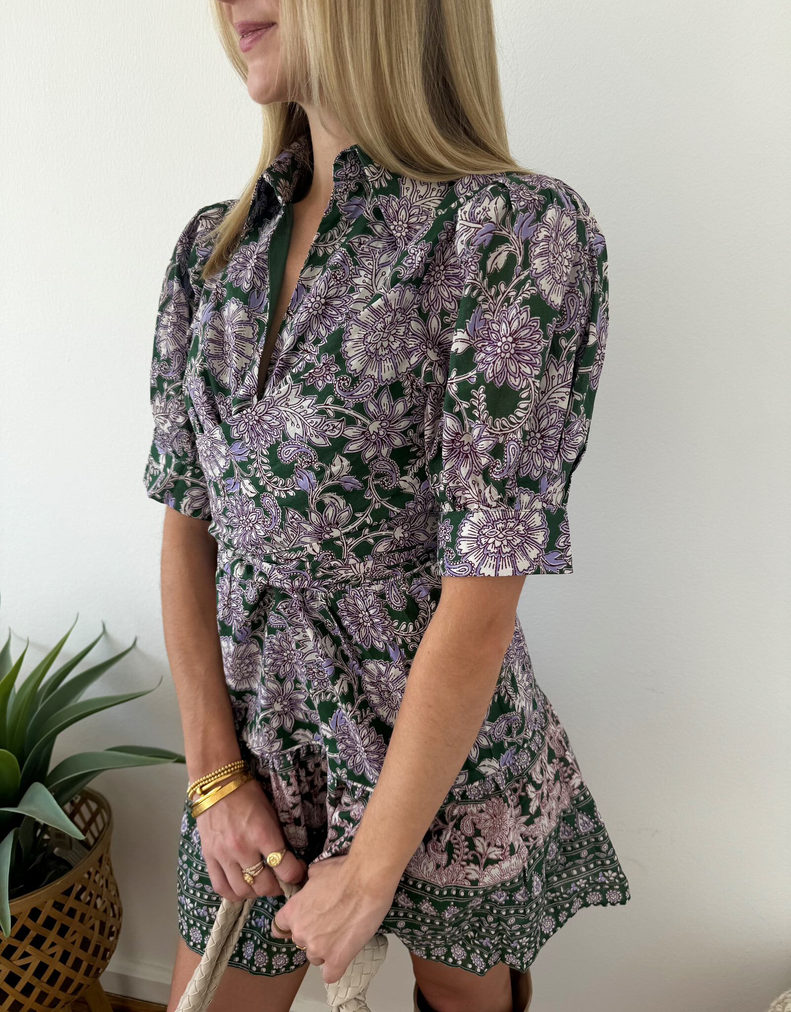 Finley Surplice Print Top Finley Surplice Print Top