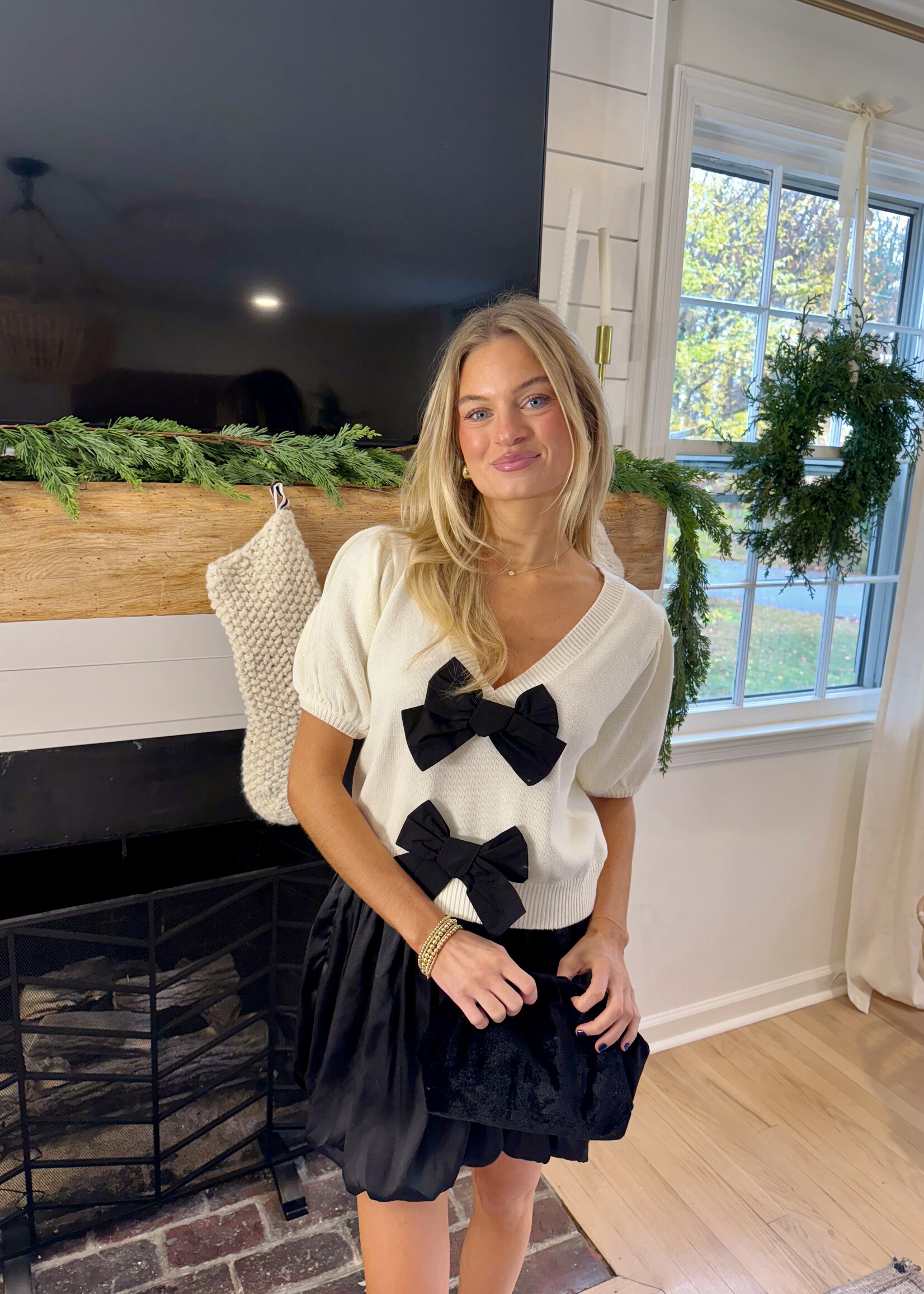 Lysandra Satin Bubble Hem Skirt