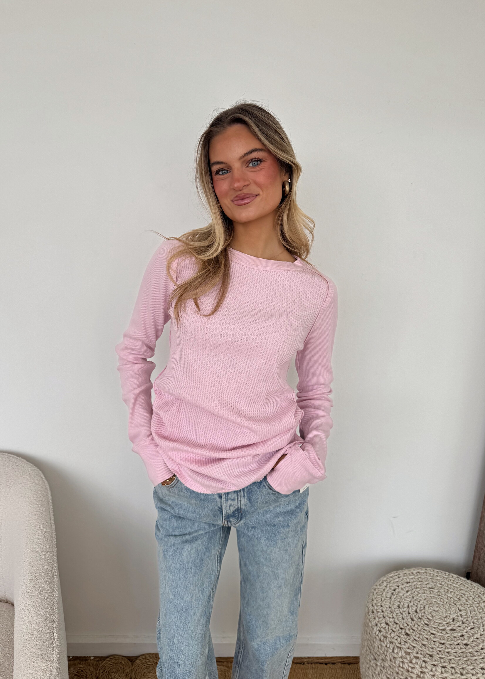 Care Free People Honey B Crew