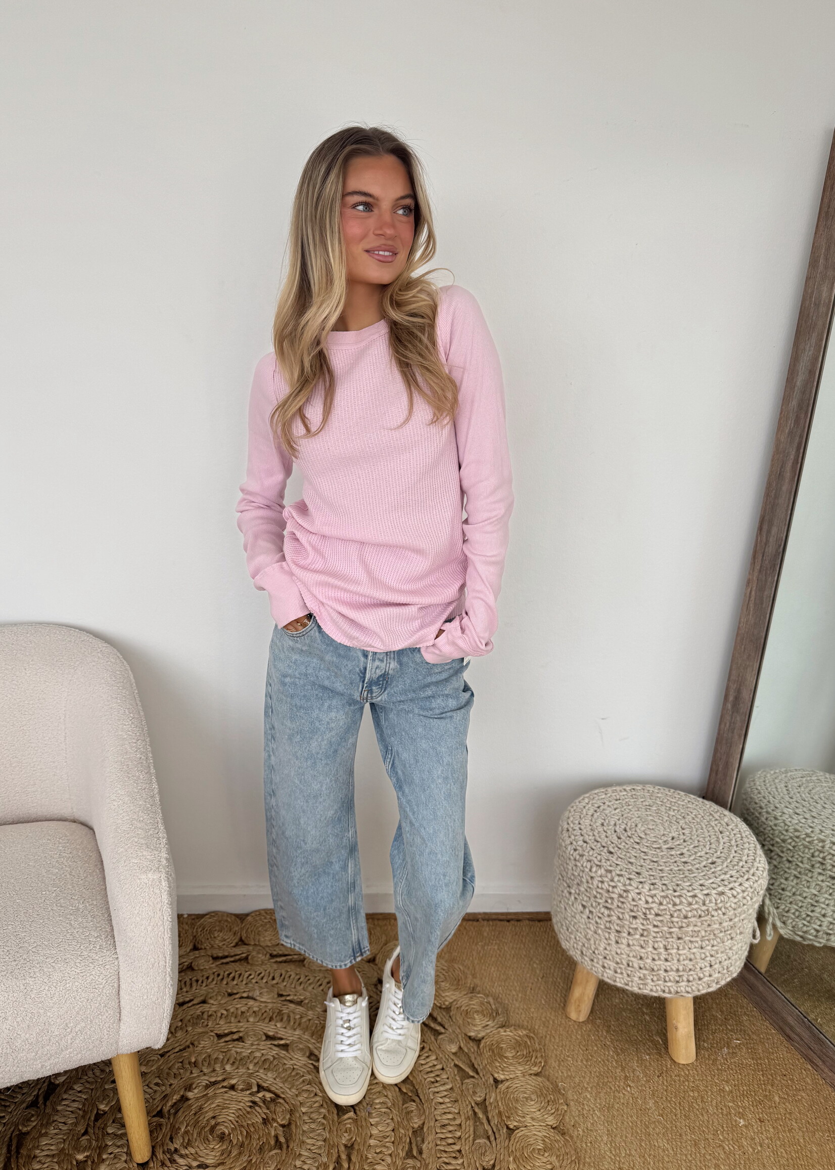 Care Free People Honey B Crew