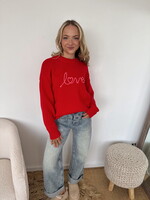 Z Supply Love Notes Boyfriend Sweater