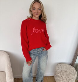 Z Supply Love Notes Boyfriend Sweater