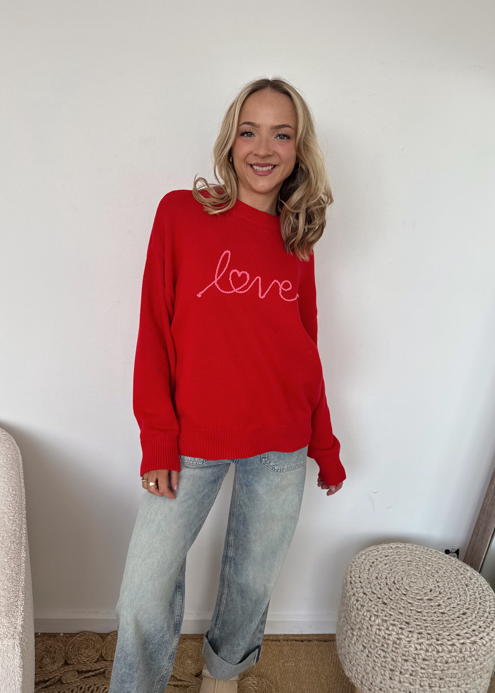 Z Supply Love Notes Boyfriend Sweater