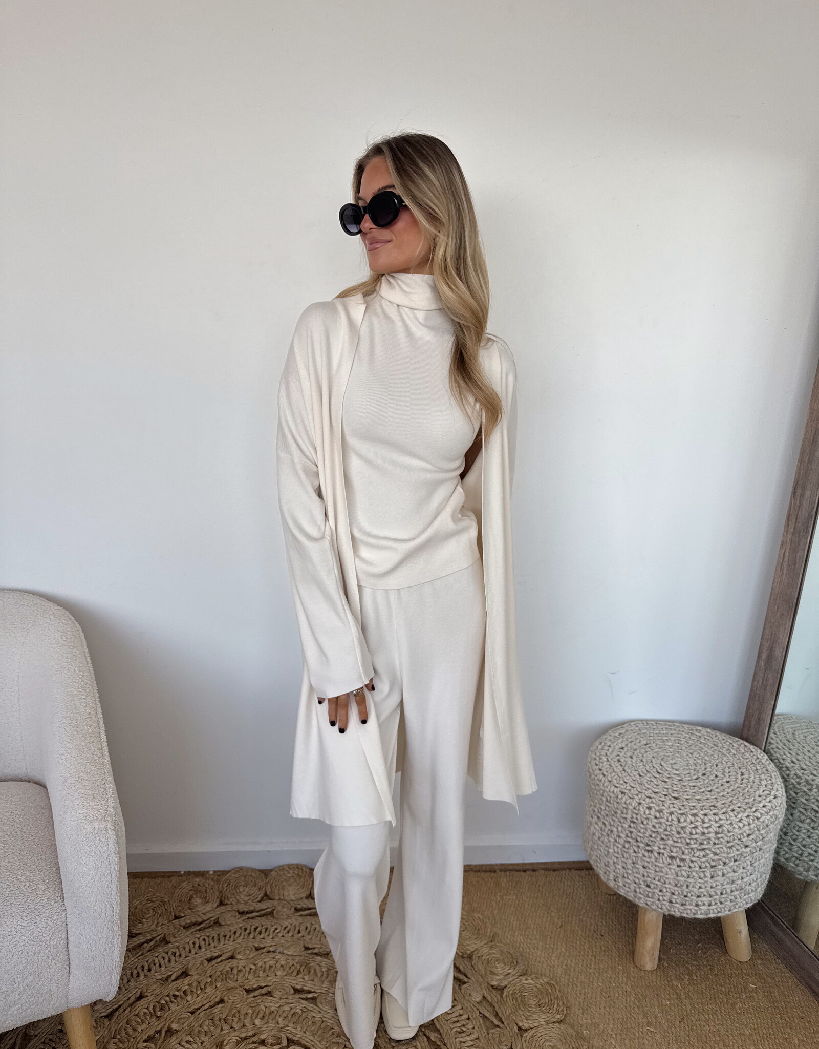 Lilah Open Knit Cardigan