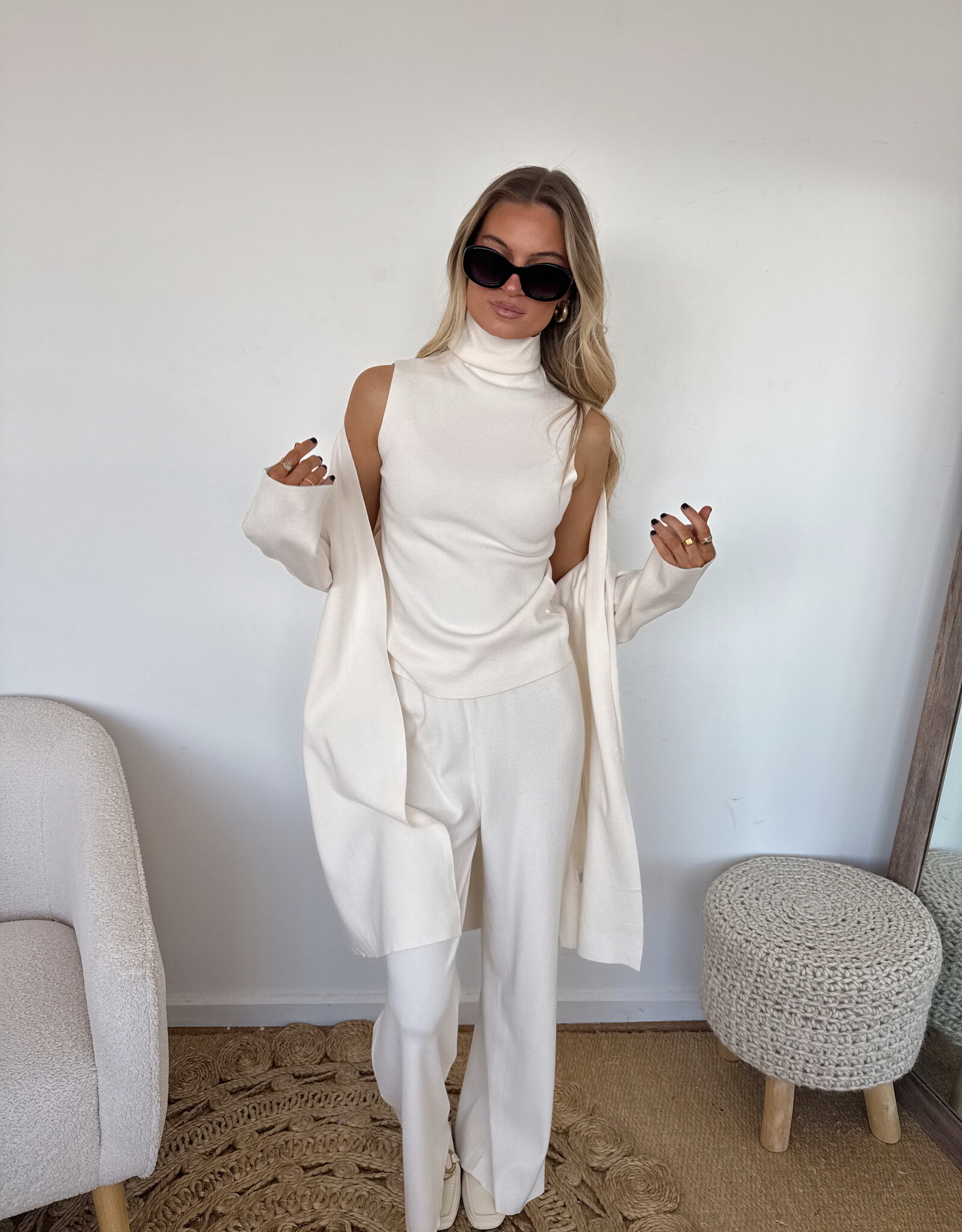 Lilah Open Knit Cardigan